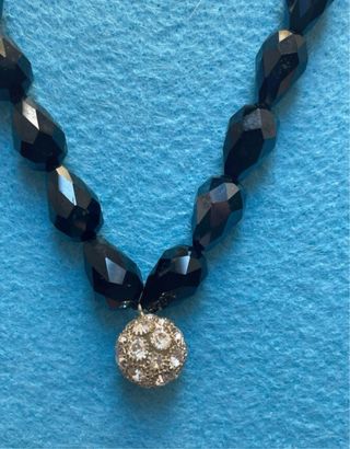 Collana con pendente scintillante