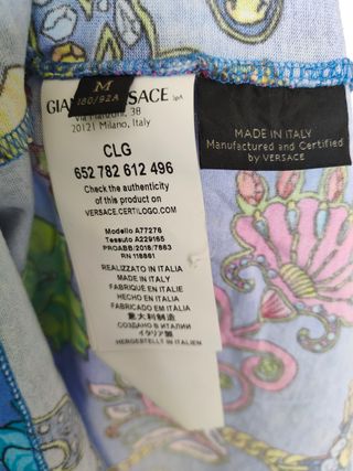 Camiseta Versace Talla M