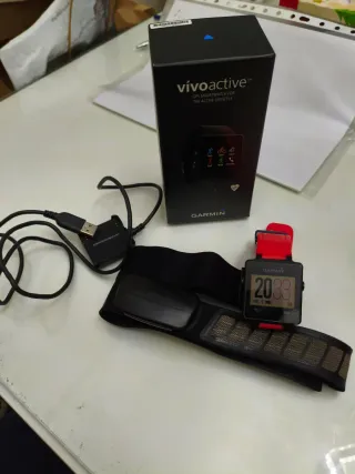 Garmin vívoactive Smartwatch GPS Negro/Rojo