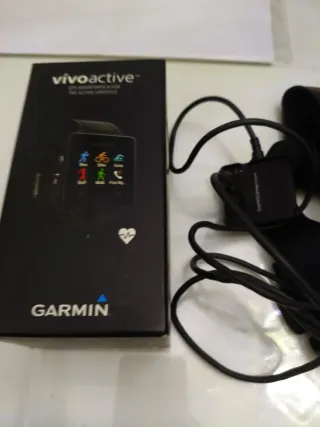 Garmin vívoactive Smartwatch GPS Negro/Rojo