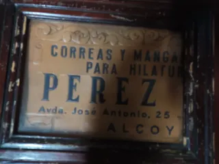 Cuadro antiguo Perez Alcoy