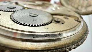 Reloj Bolsillo Vintage Plata 0.800 Raro