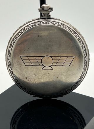 Reloj Bolsillo Vintage Plata 0.800 Raro