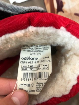 Botas de nieve para niños talla 28-29