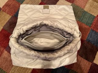 Bolso Bimba y Lola color piedra acolchado