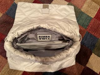 Bolso Bimba y Lola color piedra acolchado