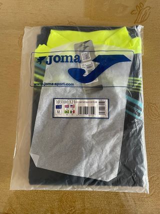 Sudadera Joma Elite X negro y amarillo - Talla M