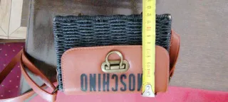 Borsa Moschino pelle e paglia