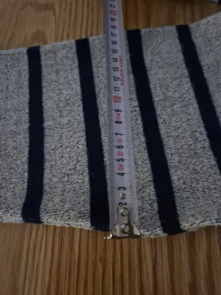 Jersey rayas azul y gris