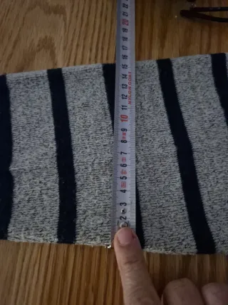 Jersey rayas azul y gris