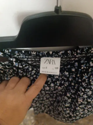 Conjunto niña Zara falda y camiseta