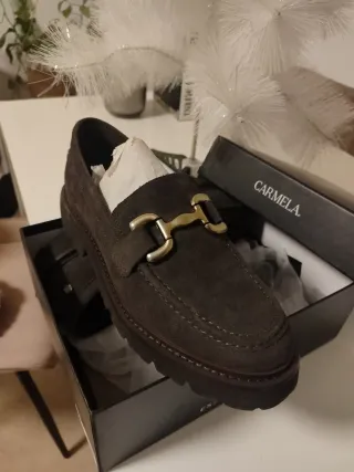 Zapatos Carmela Mujer Talla 41 Gris