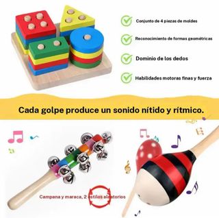 Giocattoli in legno stile Montessori