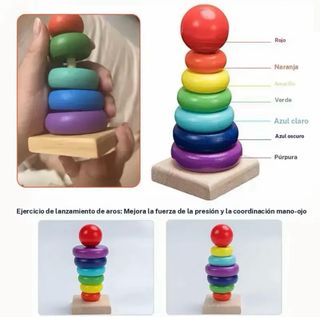 Giocattoli in legno stile Montessori