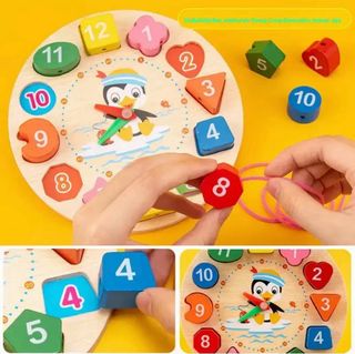 Giocattoli in legno stile Montessori