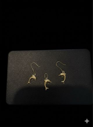 Set oro 750 ciondolo e orecchini