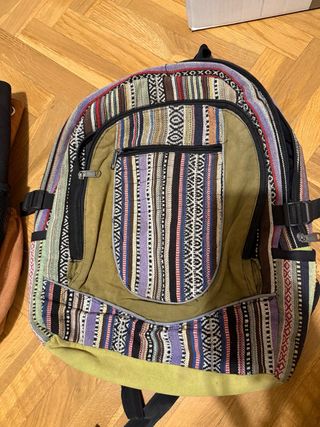 Mochilas estilo hippie multicolor