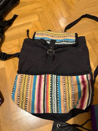 Mochilas estilo hippie multicolor