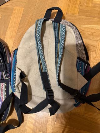 Mochilas estilo hippie multicolor