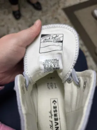 Converse grises talla 37.5