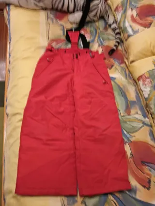 Pants da sci Quechua rossi