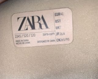 Zapatillas Zara Beige Multicolor