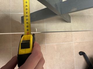 Mesa Comedor Cristal 150x90 cm