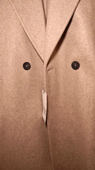 Abrigo largo Zara beige