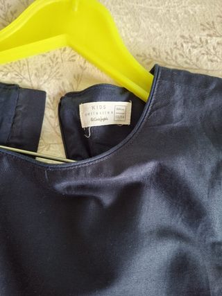 Vestido El Corte Inglés azul con cerezas