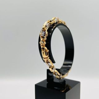 PULSERA BARBATE BARRAS BICOLOR 7MM 18k