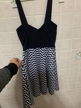 Vestito da sera blu marino elegante donna Pinklady