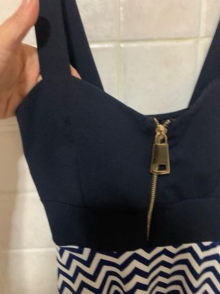 Vestito da sera blu marino elegante donna Pinklady