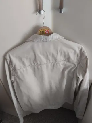 Cazadora vaquera hombre beige