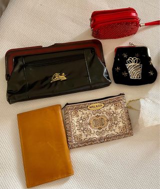 Lote de 4 bolsos y cartera/a estrenar