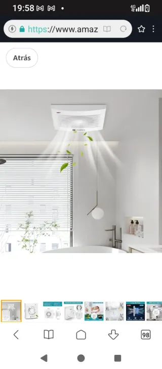 Extractor de aire Aigostar 97mm