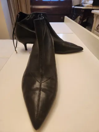 Botines Massimo Dutti Talla 40 Negros