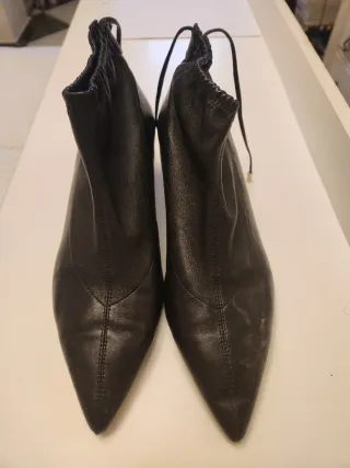 Botines Massimo Dutti Talla 40 Negros