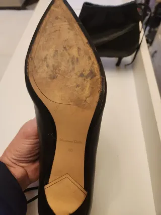 Botines Massimo Dutti Talla 40 Negros