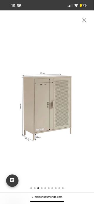 Aparador Pantone Metal Beige