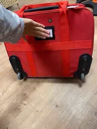 Trolley de viaje Air Hostess rojo