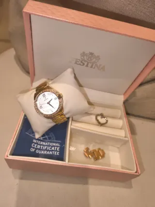 Reloj Festina y Colgante Corazón