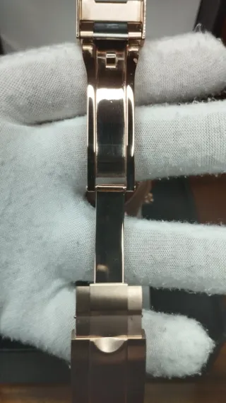 Reloj Seiko Mod Daytona Negro y Oro Rosa Rose Gold