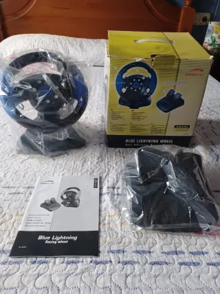 Volante Speedlink Blue Lightning PS2/PC
