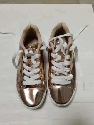 Sneakers Sportive Ragazza Oro Rosa