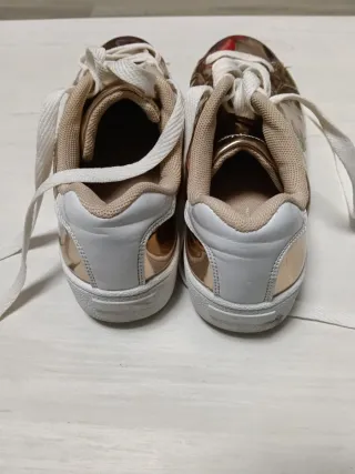 Sneakers Sportive Ragazza Oro Rosa