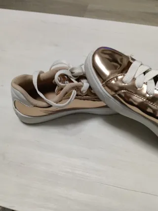 Sneakers Sportive Ragazza Oro Rosa