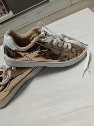 Sneakers Sportive Ragazza Oro Rosa