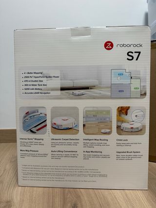 Roborock S7 Robot Aspirador y Fregasuelos