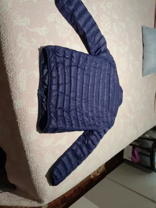 Plumífero ligero azul talla 40 unisex