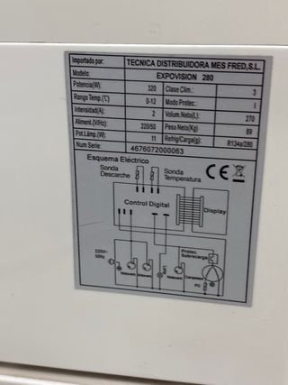 Vitrina Refrigeradora Pasteles